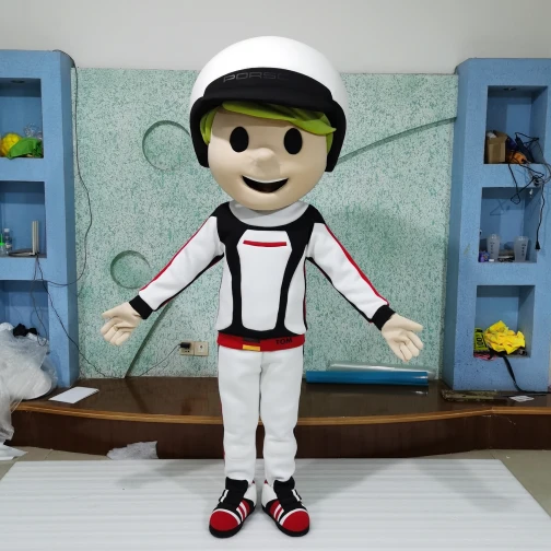 Maris Custom Race Car Driver Mascot Costume - Promotional Character Suit