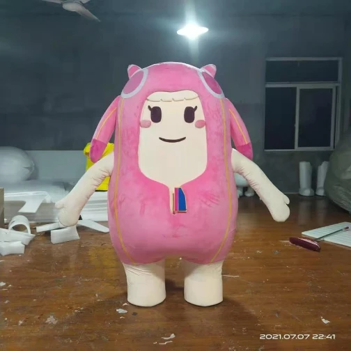 Maris Custom Pink Cartoon Mascot Costume - Cute Brand Promotional Suit