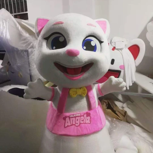 Maris Custom Talking Angela Mascot Costume - Licensed Character Suit