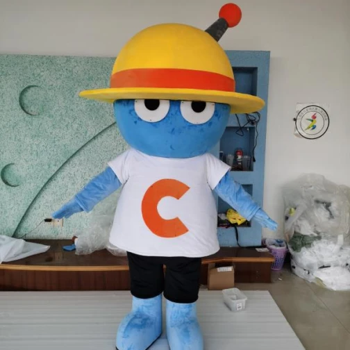 Maris Custom Blue Character Mascot Costume - Promotional Character Suit