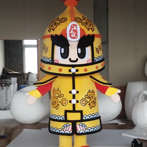 Maris Custom Traditional Chinese Warrior Mascot Costume - Cultural Brand Character Suit