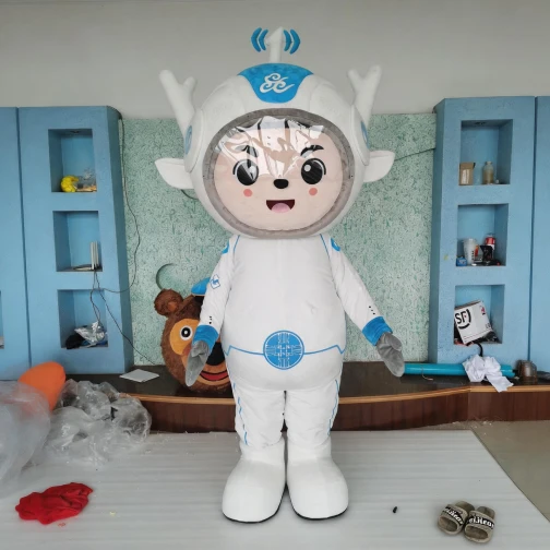 Maris Custom Tech Deer Mascot Costume - Sci-Fi Brand Character Suit
