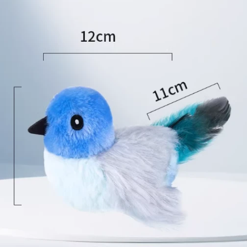 Maris Bird Shaped Pet Plush Toy - Cute Stuffed Bird Pet Toy