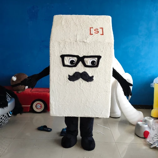 Maris Custom Milk Box Mascot Costume - Food Brand Promotional Character Suit