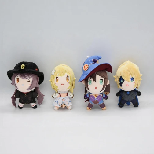 Maris Custom Set of 4 Game Character Mini Plush Toys - Licensed Merchandise