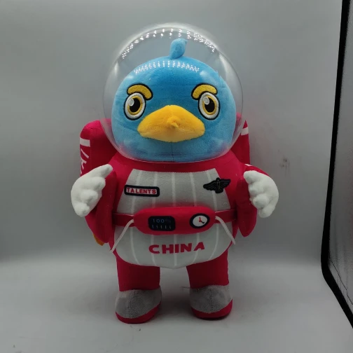 Maris Custom Astronaut Themed Bird Plush Mascot - Space Brand Promotional Toy