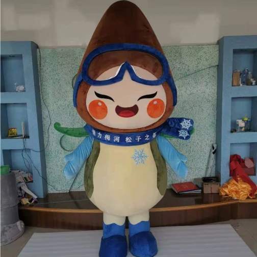 Maris Custom Pine Nut Winter Mascot Costume - Tourism Brand Character Suit