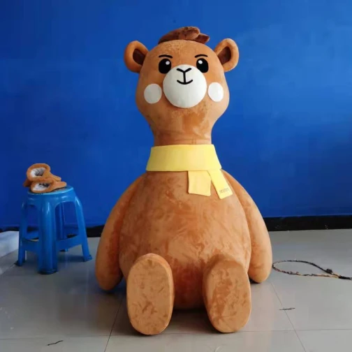 Maris Custom Large Alpaca Plush Mascot - Brand Promotional Statue