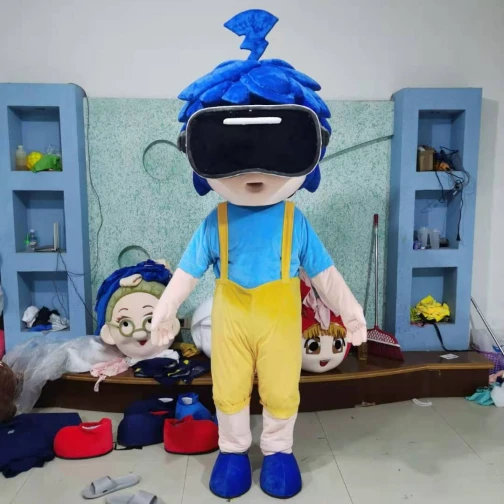 Maris Custom VR Cartoon Mascot Costume - Tech Brand Promotional Suit