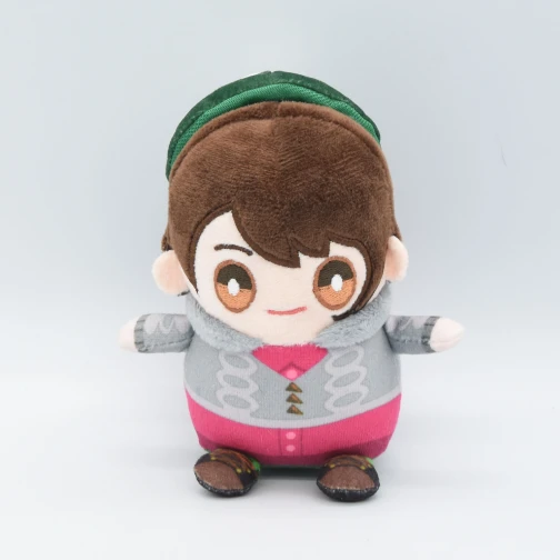 Maris Custom Brown-Haired Casual Character Mini Plush Toy - Cute Collectible