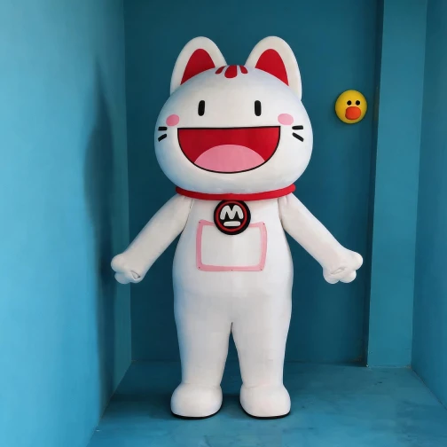 Maris Custom Maneki Neko Mascot Costume - Lucky Cat Brand Character Suit