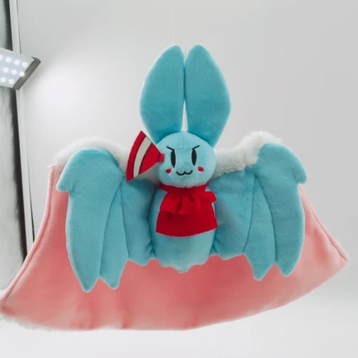 Maris Light Blue Bat Plush with Cape - Cute Themed Bat Stuffed Toy