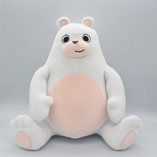 Maris Custom White Polar Bear Plush Toy - Cute Stuffed Polar Bear Character
