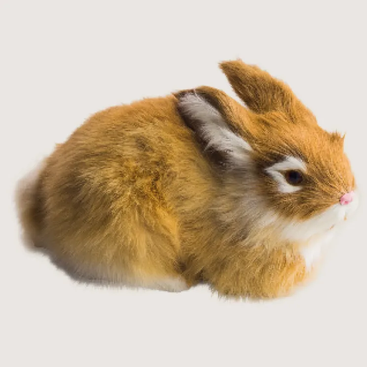 custom realistic plush animal with lifelike fur detail