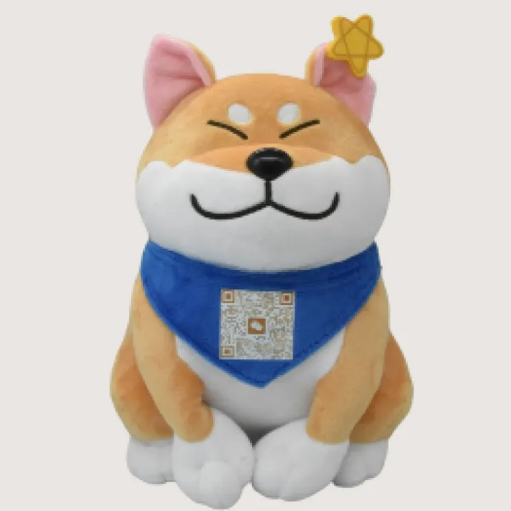 branded plush keychain for corporate gift program