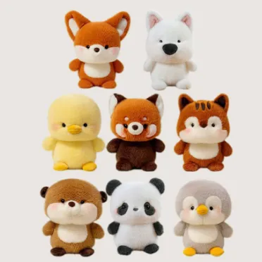 mini plush set with multiple designs