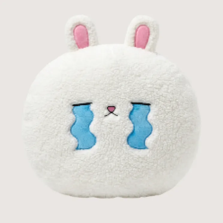 custom plush seat cushion with character design