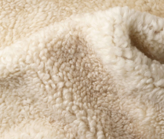 Pebble cashmere textured plush fabric