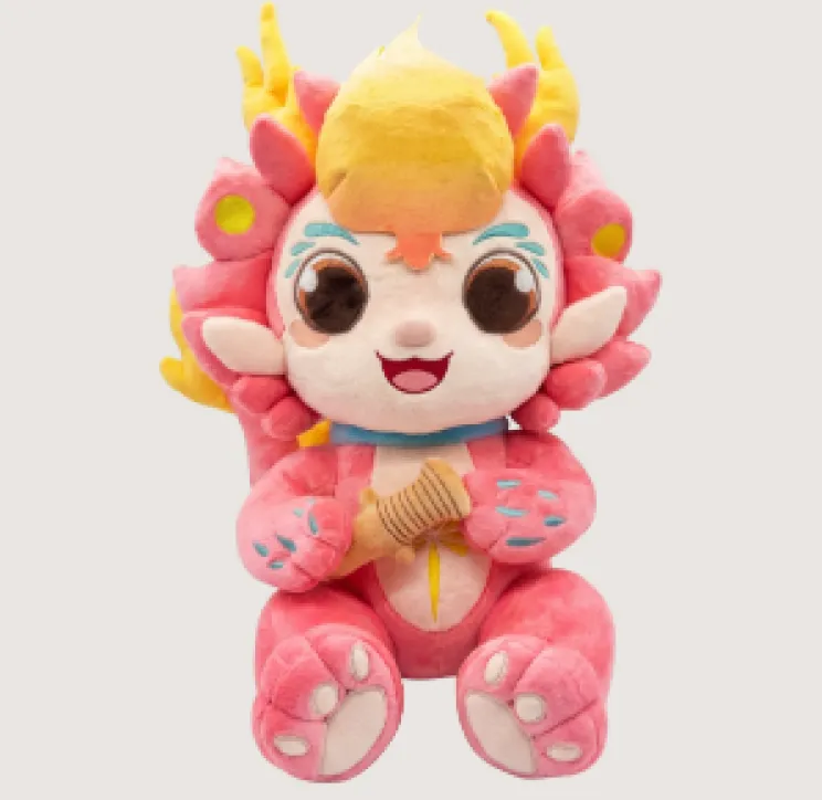 custom brand mascot plush for corporate branding