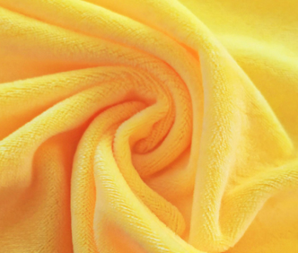 Crystal super soft short pile plush fabric