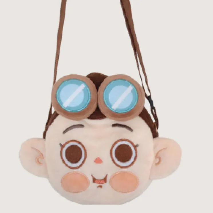 custom toddler plush backpack with safety leash