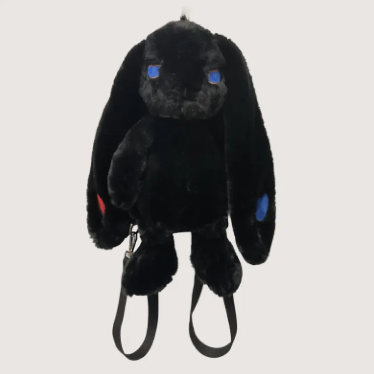 custom plush backpack in animal shape for kids