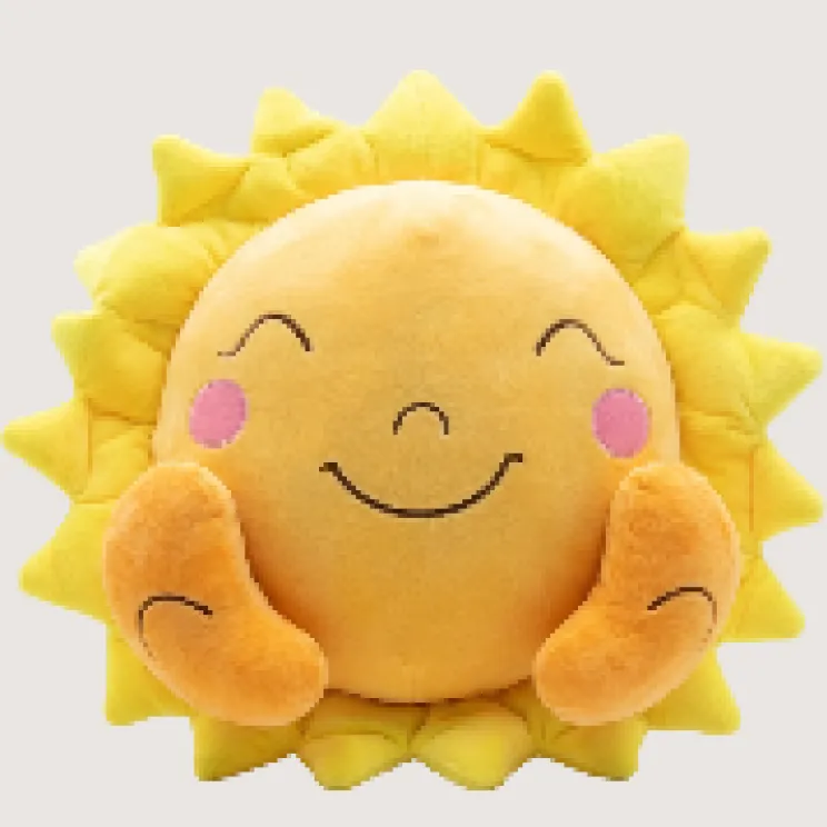 custom shaped plush pillow in animal silhouette