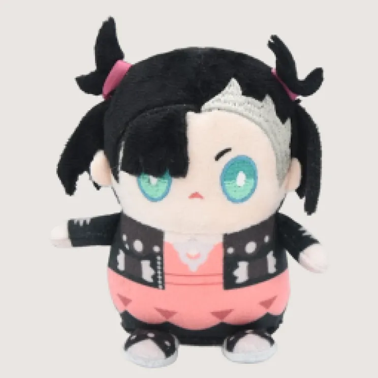 custom character plush doll based on original illustration