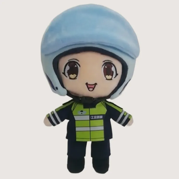 custom city government mascot plush for tourism promotion
